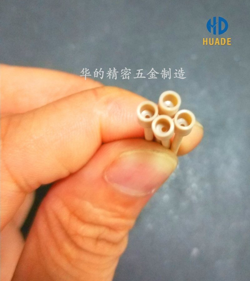 recision machined medical tubing by Huade medical CNC machining of small plastic tubing parts