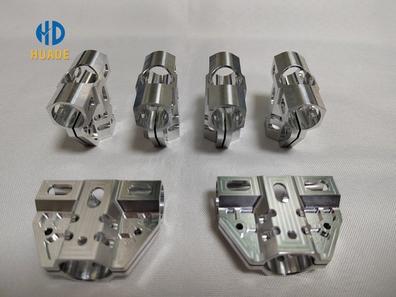 CNC machined aluminum robot parts for automation and robotics systems